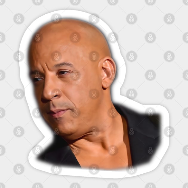 Vin Diesel - Celebrities - Bloodshot - 2020 #4 Sticker by Semenov